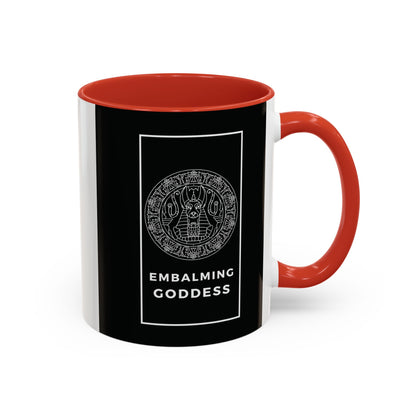 Embalming Goddess Mug | Egyptian Anubis Coffee Cup