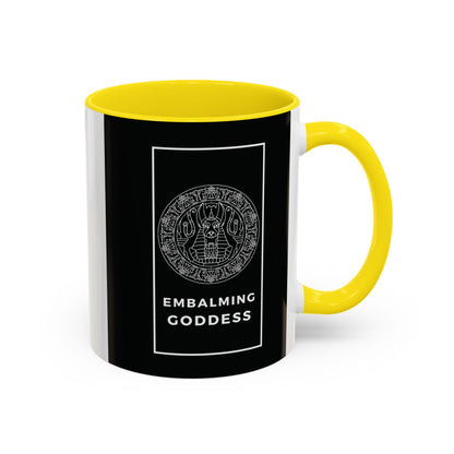 Embalming Goddess Mug | Egyptian Anubis Coffee Cup