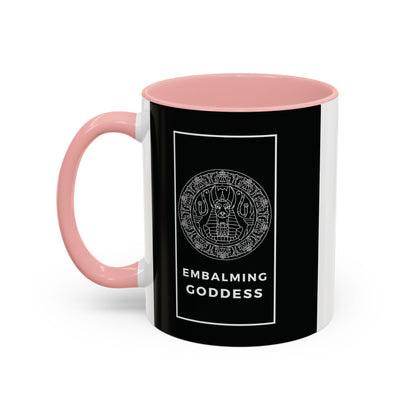 Embalming Goddess Mug | Egyptian Anubis Coffee Cup