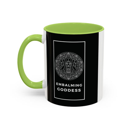 Embalming Goddess Mug | Egyptian Anubis Coffee Cup
