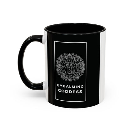 Embalming Goddess Mug | Egyptian Anubis Coffee Cup