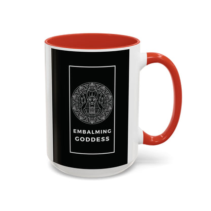 Embalming Goddess Mug | Egyptian Anubis Coffee Cup