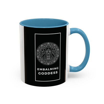 Embalming Goddess Mug | Egyptian Anubis Coffee Cup